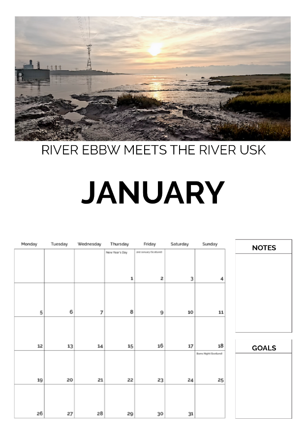 My 2026 A3 Wall Calendar (29.7cm x 42cm)