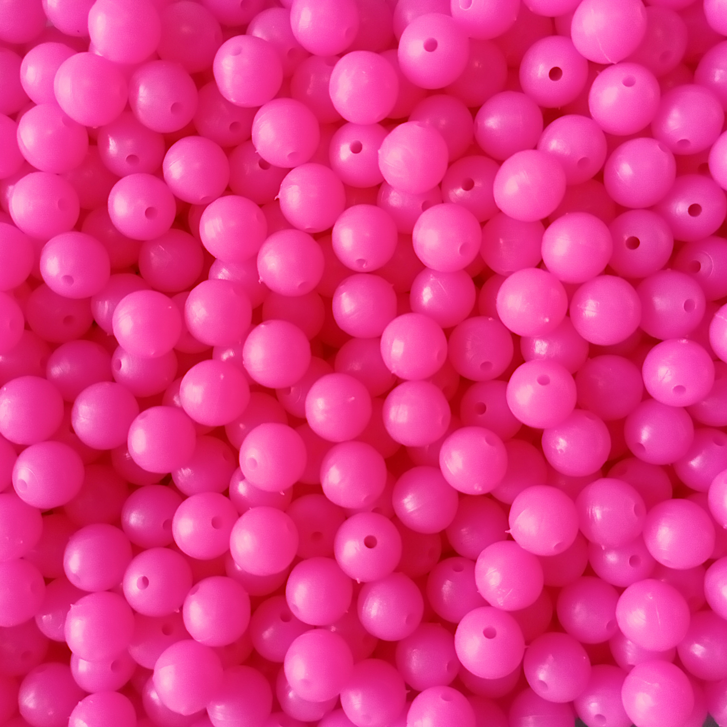 Premium Fluorescent Plastic Beads in 6mm or 8mm