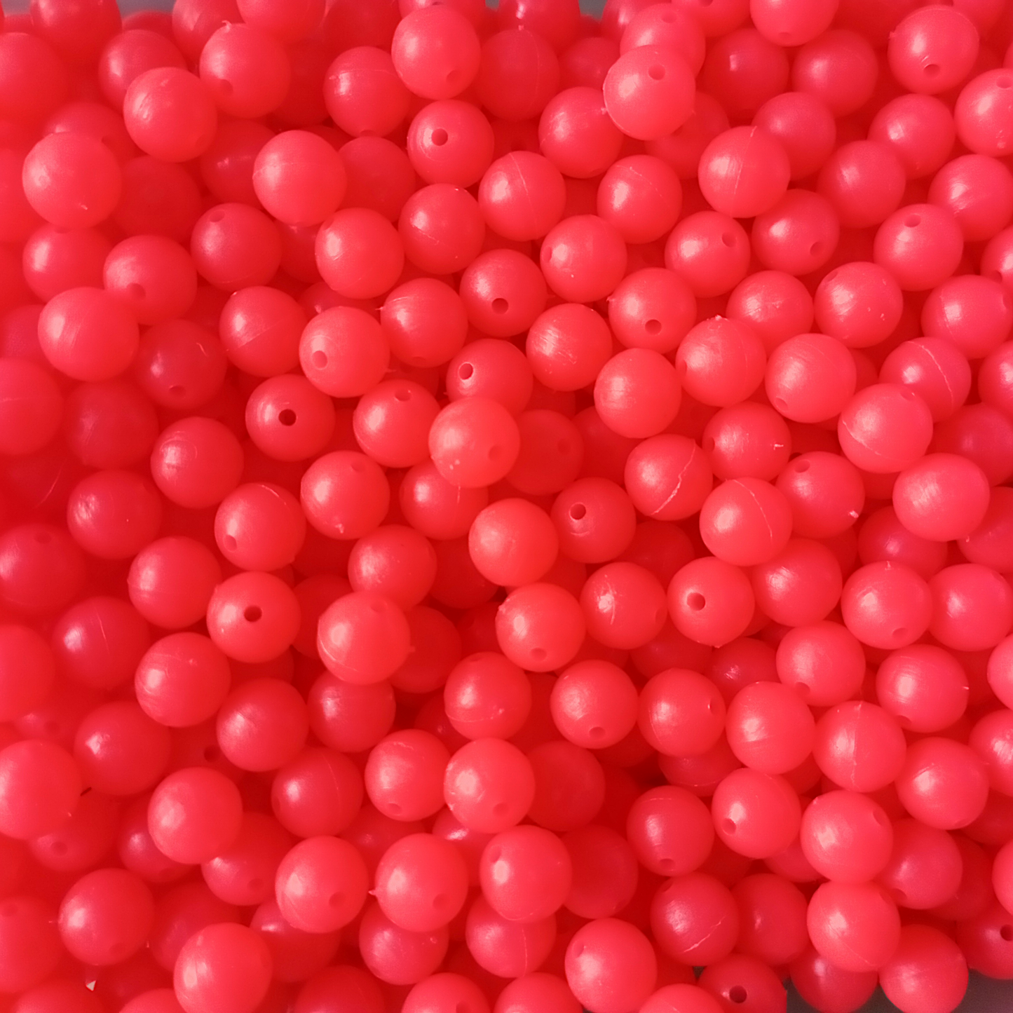 Premium Fluorescent Plastic Beads in 6mm or 8mm