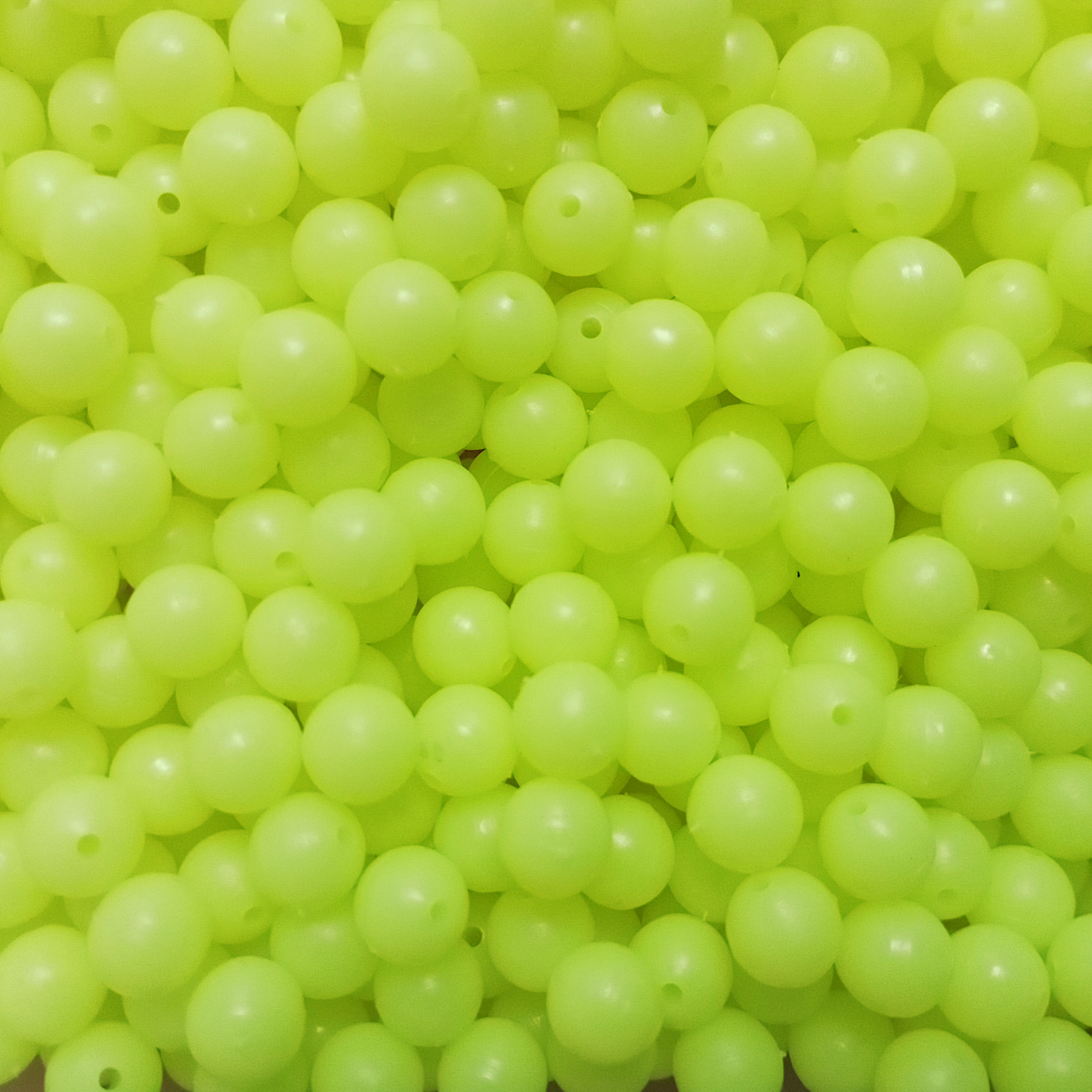 Premium Fluorescent Plastic Beads in 6mm or 8mm